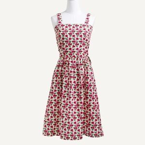 NWT Kate Quinn Tie Back Dress | Rose Stripe | cotton poplin - XS